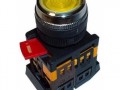 КНОПКА ABLFS-22 НЕОН ИЕК ЖЕЛТ