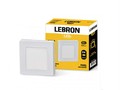 LED СВ-К LEBRON L-PSS-641, 6W, НАК-НЫЙ, 120х120х36MM, 4100K