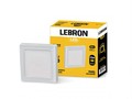 LED СВ-К LEBRON L-PSS-1241, 12W, НАК-НЫЙ, 170х170х36MM, 4100K