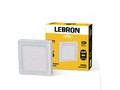LED СВ-К LEBRON L-PSS-1841, 18W, НАК-НЫЙ, 220х220х36MM, 4100K